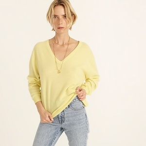 Cashmere V-neck boyfriend sweater